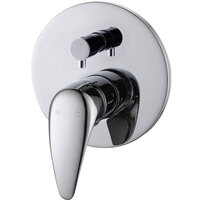 Fienza Shower Wall Mixer with Diverter Large Round Chrome Plate Bathroom Tap Eco 211102