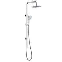 Fienza Twin Shower Outlets Overhead & Handheld Chrome Kaya 455109