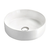 Fienza Reba Above Counter Basin Gloss White No Tap Hole 360mm x 360mm RB3134