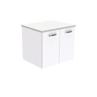 Fienza Unicab Bathroom Vanity 600 Wall Hung Cabinet Gloss White 60J