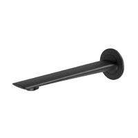 Phoenix Tapware Kusabi Wall Basin / Bath Outlet 200mm Spout Matte Black Lead Free 138-7610-10-1