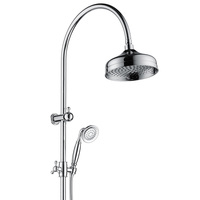 Fienza Lillian Twin Shower Outlets Overhead & Handheld Chrome 455114