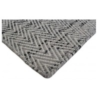 Bayliss Rugs Brazil Smooth Grey Hand Woven Wool Floor Area Rug 200cm x 300cm