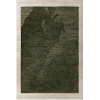Bayliss Rugs Bermuda Hand Knotted Modern Wool Floor Area Rug 250cm x 350cm Palm Green