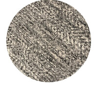 Bayliss Rugs Brando Hand Knotted Modern Wool Floor Area Rug 200cm Diametre Round Diameter Sleet Grey