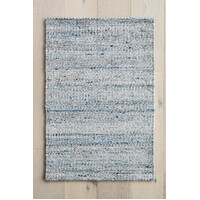 Bayliss Rugs Bungalow Wool Hand Woven Floor Area Rug 200cm x 300cm Denim Blue