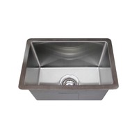 Castano Kitchen Bar Sink Single Bowl Over & Under Mount Stainless Steel 300x450x250 CBM21