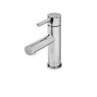 Castano Round Pin Lever Basin Mixer 6 Star Rated 35mm Cartridge Bathroom Chrome Milan MIBAC6S