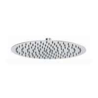 Castano Bathroom Round 200mm Shower Head 4mm Polished Stainless Steel MISHTH200