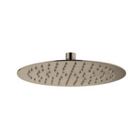 Castano Bathroom Round 200mm Shower Head 4mm Brushed Nickel Stainless Steel MISHTH200-NI