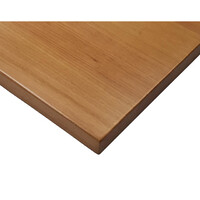 Solid Timber Table Top Restaurant Indoor Square 700mm x 700mm Black Butt