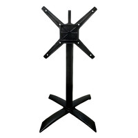 Vivi II Table Legs Powder Coated Black Folding Table Base Single Pedestal 720(h)