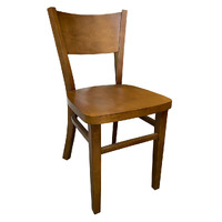Frederick Dining Chair Timber Pub Bar Restaurant Wooden Seat Teak