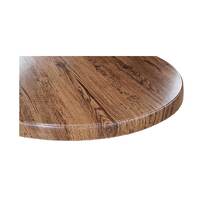 Outdoor Table Top Round 600mm Commercial Dining Tops Aged Pine
