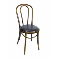 Bentwood Replica Thonet Chair Dining Seating Copper Brown Seat
