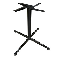 Black Pedestal Powder Coated Table Base Regular Table Legs 70cm for 60cm Table Top