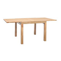 Sorrento Extension Dining Table Rectangle Timber Natural 900mm - 1800mm