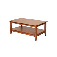Quadrat Coffee Table 1000mm Rectangular Retro Timber Antique Maple