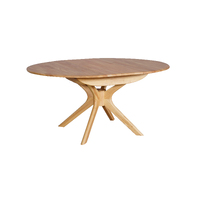 York 1200mm - 1600mm Extension Dining Table Oval Timber Natural