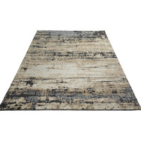 Piazza Polyester Floor Rug 160cm x 230cm Cement Grey