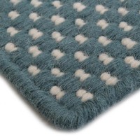 Bayliss Rugs Hand Woven Wool Rug 160cm x 230cm Floor Area Carpet Grain Denim Ivory