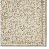 Mason by MADRAS LINK Hand woven Artistic Wool Rugs 240cm x 300cm Neutral Beige