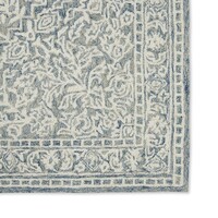 Mason by MADRAS LINK Hand woven Artistic Wool Rugs 240cm x 300cm Blue Beige