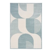 Osmond Retro Inspired Geometric Designer Rug Polypropylene Polyester 160cm x 230cm