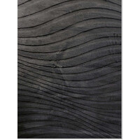 Macy Soft Silky Shag Waves faux fur Modern Designer Rugs 200cm x 290cm GREY