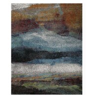 Passion Rug Modern Abstract Frise Polypropylene Floor Carpet 160cm x 230cm Multicolour