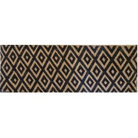 Black Diamond Premium French Door Entrance Mat 119cm x39cm Thick Doormat 