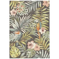 Hellberg Rug Floral Botanical Tropical soft Polypropylene Rugs 200 x 290cm