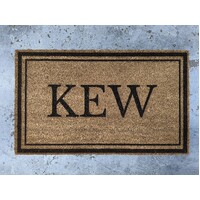 "KEW" Suburbs Doormat Coir PVC Outdoor Front Door Entrance Mats 45cm x 75cm