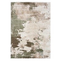 Vienna Modern Contemporary Rug Recycled Polyester Floor Rug 160cm x 230cm Green Cream