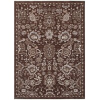 Horizon Classic Vintage Rug Polyester 240cm x 330cm Soft Brown 