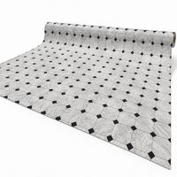 Argo TX Caprice Black Diamond Sheet VINYL FLOORING 4m Wide 25 x 25cm Tile