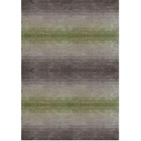 Juliet Designer Modern Rug Semi Shag Soft Polyester Green Grey 160cm x 230cm