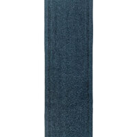Essence Typhoon Runner Hallway Carpet Rubber Backed 66cm Wide Charcoal Black