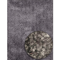 Lugano Luxurious Soft Wool like Shaggy Plush Rug 70cm x 140cm Ash Grey