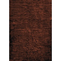 Carmel Art Silk Polyester Rug 200cm x 290cm Modern A220 Copper Black