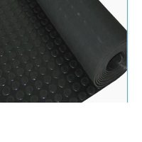 Studded Coin Rubber matting mat Floor Runner Rubber Backed 100cm Wide