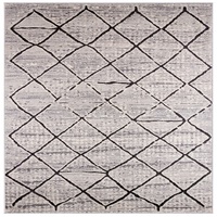 Astoria Rug Modern Lattice Polypropylene Polyester Floor Rugs 160cmx 230cm Light Grey