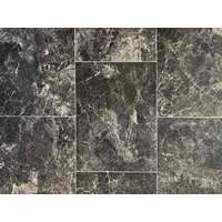 Signature Floors VINYL Sheet DIY Slate offset Tile Look Black 4m Wide
