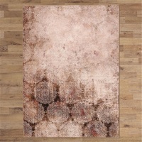 Fame Patchwork Traditional Beige Colour Polyester Rug 160 x 230cm