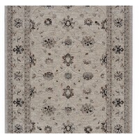 Italtex Rugs Eclipse Beige Floral Hall Runner 80cm wide Floor Area Carpet Polyester 