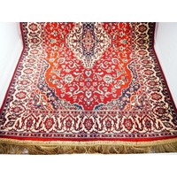 Italtex Rugs Art Silk Hallway Carpet Runner Hall Flooring 68cm x 230cm Chiraz Red 9099-12