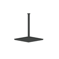 Greens Tapware Bathroom Overhead Ceiling Shower 280mm Matte Black Skyla 186002MB