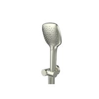 Bathroom Hand Shower with Wall Bracket Brushed Nickel Greens Tapware Skyla 90401860BN