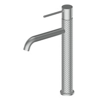 Greens Tapware Basin Mixer Bathroom Tower Vessel Brushed Stainless Tap Textura 18302563