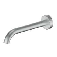 Greens Tapware Bath Spout Round 190mm Brushed Stainless Gisele 18401903